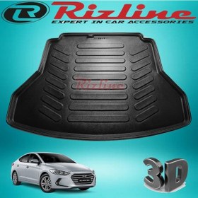Resim Hyundai Elantra 3D Bagaj Havuzu Paspası 2016-2020 Arası Rizline N11.16796 