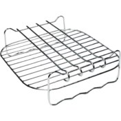 Resim Kare 4 Şişli Metalik Airfryer Izgarası, Sağlıklı ve Pratik Pişirme Yöntemi 