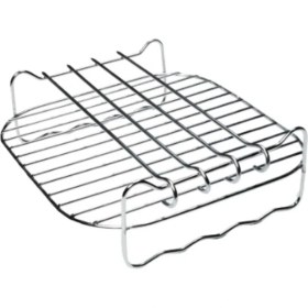 Resim Kare 4 Şişli Metalik Airfryer Izgarası, Sağlıklı ve Pratik Pişirme Yöntemi 