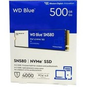 Resim WD Blue WDS500G3B0E SN580 500 GB PCIe Gen4 X4 Okuma 4000 MB Yazma 3600 MB M.2 SSD WD