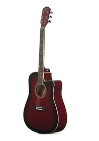 Resim Zoppran Azcp100rds Kırmızı Akustik Gitar 