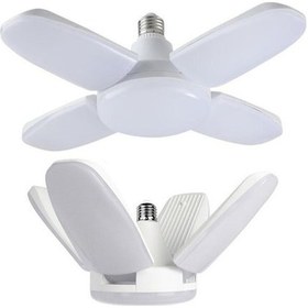 Resim 60 Watt 4 Kollu Pervane Led Ampul Beyaz 