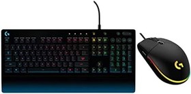 Resim Logitech G213 - G102 Oyuncu Siyah Klavye-Mouse Seti 