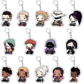 Resim Anime tarzı Akrilik Anahtarlık Kolye - Jett Phoenix Sage, Sevimli Y2K Karikatür Karakteri, Hayranlar ve Cosplayerlar için İdeal, Öğrenciler için Mükemmel Hediye, Araba Anahtar Çantaları, Sırt Çantaları ve Anahtarlık Aksesuarları, Anime Aksesuarları | Karikatür Karakter Kolye | Dayanıklı Plastik, Anime Aksesuarları 