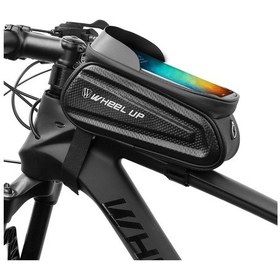 Resim Dokunmatik Ekran Su Geçirmez Telefon Kılıflı Bisiklet Çantası Çok Renkli 