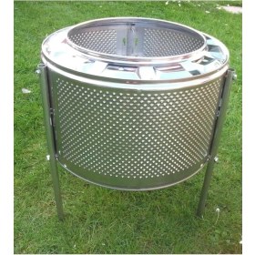 Resim Pearl Shop Sokak Sobası Dış Mekan Mangal Bahçe Soba Kazanlı Krom Barbekü Ayaklı Soba Ateş Çukuru 