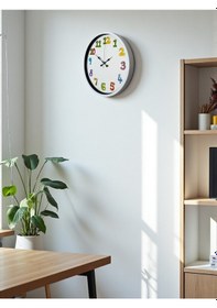 Resim Büro Ev Ofis Çocuk Odası Duvarı İçin 36cm Hediyelik Dekor Saat Diğer 