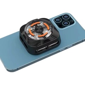 Resim ROSEPREMİUM X79 Manyetik Cep Telefon Soğutma Fanı Radyatör Soğutucu Kablolu Işıklı 