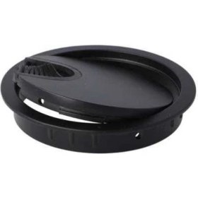 Resim Dizaynaks Mat Siyah Boyalı Zamak Kablo Kapağı 80 Mm. 