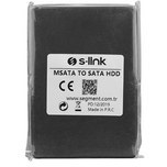 Resim S-link MSATA TO SATA Harici 2.5'' Siyah Hdd Kutusu 