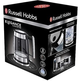 Resim Russell Hobbs 23830-70 Elegance 1.7 LT Cam Su Isıtıcı Kettle 