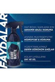 Resim Gyeon Q²M Cure Matte REDEFİNED Mat Boyalı PPF Kaplı Araçlara Özel Koruyucu Bakım Spreyi - 500 ml 