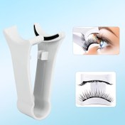 Resim 1 Adet Kolay Uygulanabilir Manyetik Takma Kirpik Kıvırıcı - Yapıştırıcısız, Yeniden Kullanılabilir, Alkol İçermeyen ve Hipoalerjenik, Ergonomik Tutamak ile Rahatlık Sağlayan Japon-Kore Güzellik Aracı, Açık Bej 