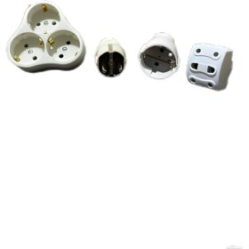 Resim Gördur (4'lü Fiş Seti ) 3'lü Topraklı Golyat Priz, Dişi Fiş , Erkek Fiş, 5'li Golyat Priz 