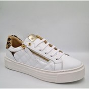 Resim Mammamia D25KA-7305 Beyaz Hakiki Deri Kadın Deri Sneaker 