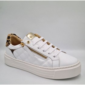 Resim Mammamia D25KA-7305 Beyaz Hakiki Deri Kadın Deri Sneaker 