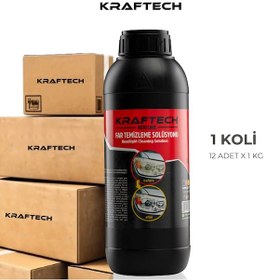 Resim Yeni Nesil Araba Far Temizleme Solüsyonu Kloroform Uyumlu 1 KG x 12 Adet (1 Koli) 
