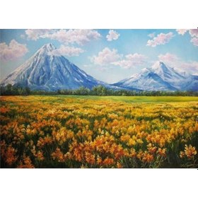 Resim Gül Kırmızı 5d Dıy Elmas Boyama Manzara Serisi Elmas Nakış Manzara Çapraz Dikiş Taklidi Resim 40x50cm 