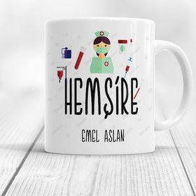 Resim Hemşire Kupa Bardak 