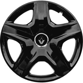 Resim Rand Auto Renault Megane 4 16 Inç Jant Kapağı Amblemli Piano Black 4'lü Takım 203 