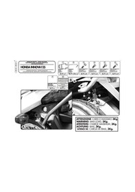 Resim Gıvı Sr151 Honda Innovıa 125 07-14 Arka Çanta Taşıyıcı Tek Renk 