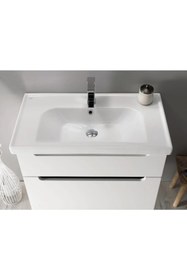 Resim TURKUAZ Turkuaz Cerastyle Frame Etajer Uyumlu Damlalıklı Lavabo 70*45 Cm 