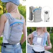Resim 2 adet Hafif Nefes Alabilen 2L Su Torbası ve Sırt Çantası - Ayarlanabilir Askılar, Ergonomik Tasarım ile Dayanıklı Naylon, Yürüyüş, Bisiklet, Maraton için Uygun - 2L Su Şişeleri, Yürüyüş Ekipmanları, Şık Aksesuar, Güvenli Bağlantı ile Uyumlu 