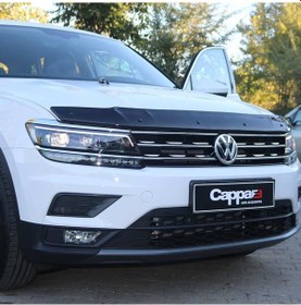 Resim Cappafe Volkswagen Tiguan Ön Kaput Koruyucu Rüzgarlığı 4Mm Akril 