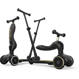 Resim Scoot and Ride Push and Go Ebeveyn Kontrollü Çocuk Scooter Black&Gold Limited Edition 240527-00089 