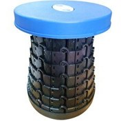 Resim Sea Horse Teleskopik Katlanabilir Akordiyon Lacivert Kamp Taburesi 