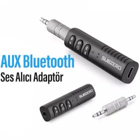 Resim Araç Aux / Oto Teyp Aux Kablosuz Bağlantı Bluetooth Yapma Kiti 
