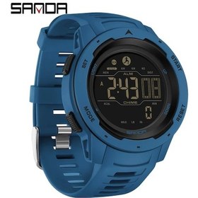 Resim Gaojunshop01 Sanda Mavi 5atm Su Geçirmez Fitness Saati Adım Sayar Kalori Sayacı Spor Koşu Yüzme Diğer 