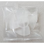 Resim FullYedek Saç Kurutma Makinesi Pervanesi 4 Kanat Çap 59 mm Mil Yuvası 2 mm 