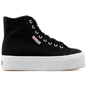 Resim Superga 2708 Hi Top Kadın Günlük Ayakkabı S41273w-f83-sp Siyah Siyah 