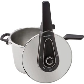 Resim Cocinero Düdüklü Tencere Seti Ergonomik Saplı Paslanmaz Çelik 6+4 Litre Kolay Temizlik 