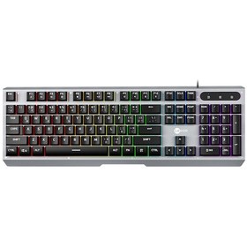 Resim Lecoo KB121 USB Kablolu Makro Tuşlu Rainbow Membran Gaming Türkçe Q Klavye 