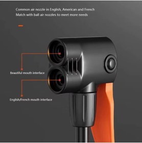 Resim MUBX Mini Yüksek Basınçlı Ayak Pompası El Pompası Bisiklet Pompası Top Pompası 