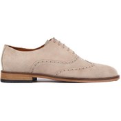 Resim Shoetyle - Bej Süet Bağcıklı Erkek Klasik Ayakkabı 250-400-732-bej 