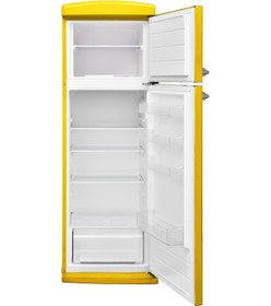 Resim Vestel Retro SC32011 311 L Sarı Statik Buzdolabı 