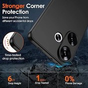 Resim iVoler Xiaomi Poco F6 5G için Kamera Korumalı Silikon Kılıf, Ultra İnce TPU Yumuşak Çizilmez Darbeye Dayanıklı Koruyucu Kılıf, Siyah 