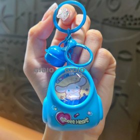 Resim Silver1 Yeni Sevimli Çizgi Film Işıklı Işık Kulomi Büyük Kulak Köpek Hediye Kutusu Anahtarlık Araba Okul Çantası Dıy Kolye Hediye (Yurt Dışından) 