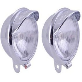 Resim 125kt Uyumlu Sis Lambası Çiftli Şapkalı Gri 