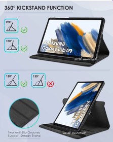 Resim Samsung Uyumlu Galaxy Tab A9 Plus SM-X210 360 Dönen 11" Tablet Kılıf 
