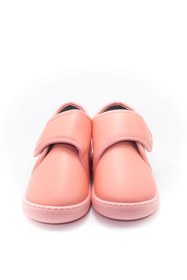 Resim KU&PA SHOES Pas Pembe Kids Çocuk Unisex Panduf Ayakkabı Cırtlı Rahat Kaydırmaz Taban Ev Patiği KP-2003 