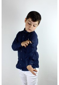 Resim Doctor Junior Erkek Çocuk Gömlek Uzun Kol Lacivert Lacivert 