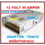 Resim Eyepc 12V 30Ah 12 Volt 30 Amper Elektrik Panalleri için Metal Adaptör 