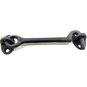 Resim Antika Tarz Dekoratif Pirinç Çengeli - 13cm, Oksit 