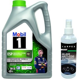 Resim Mobil 1 Esp 5W-30 Motor Yağı 5 L + Carpex Buğu Önleyici 