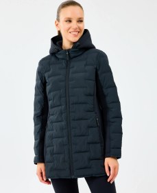 Resim Skechers W Full Zip Jacket Kadın Siyah Mont S242060-3817 Siyah 