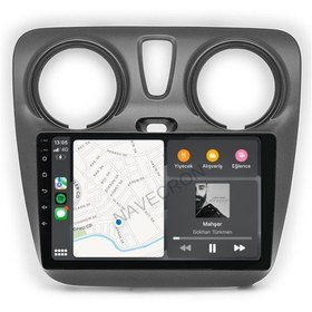 Resim Dacıa Dokker 9" Uyumlu Androıd Multimedya Gerçek 2/32 Kablosuz Carplay Geri Görüş Kameralı 9" 